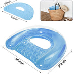 4 Pack Pool Floats Adult, PuppyuWill Minimalist Design Pool Chair Float, 46"X36" Mood-Boosting Colors, Drifter, Chair, Hammock 3-in-1 Inflatable Pool Toys for Pool Party, Lake, River, Sea, Outdoor