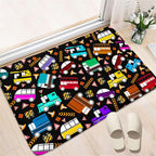 Car Rug Play Mat Kids Rugs for Playroom Car Rug for Boys Room Kids Mat Construction Play Mat Car Play Rug Car Carpet for Kids Carpet for Bedroom Truck Rugs for Boys Room,Black 2'×3'