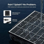 Renogy 320 Watts Solar Panels 4PCS 12V/24V N-Type 18BB Solar Panel Monocrystalline Total 1280W On/Off Grid Application Over 1000 Watt Solar Panel 25% High Efficiency for Homes Roof RV Boat Black
