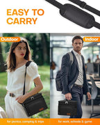 HOTOR Insulated Lunch Box Men Women Leak-Proof Cooler Lunch Bag 9L | 4 Pockets, Adjustable Strap, Ideal for Work, Picnic, Travel, Camping, Gift, Black
