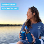 Blank Beer Can Cooler Sleeves (110-Pack) - Soft Insulated Coolies, HTV Friendly Koolies in Bulk for Cans & Bottles - Coolie Blanks for Vinyl Projects & Wedding Favors (Royal Blue)