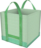 Reusable Yard Waste Bags/Lawn Bags/Leaf Bags, Collapsible Garden Bag, Pop Up Garden Bag, Heavy Duty Woven Polypropylene Bag, Double Bottom Design Reinforced carry handles(1-Pack 32Gallons)