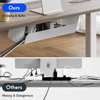 FLEXISPOT Standing Desk Quick Assembly Electric Stand Up Desk Whole-Piece Desktop Ergonomic Memory Controller Height Adjustable Desk(White Frame + 40" Grey Wood Grain Desktop)