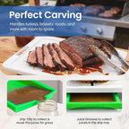 Karving King XL Cutting Board - Juice Groove, Drip Tray & Removable Board