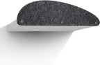Accessory ADD-ON Long Shelf Facade Covers Compatible with Cat Wall Shelves by Pryde Pets - 100% Sustainable PET Felt - Climber Sold Seperately - Cats Perch Privacy and Safety Bumpers (Charcoal)