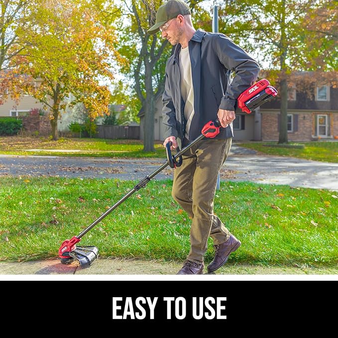 SKIL 40V 14 in.String Trimmer Kit with Twist Load Including 2.0Ah Battery and 60W Charger-LT1400C-11