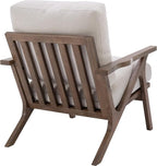 chairus Mid Century Accent Armchairs Modern Upholstered Lounge Chairs Compfy Leisure Arm Chairs for Living Room Fireplace/Bedroom/Reception/Dorms, Set of 2, Linen Fabric White
