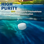 XtremeClear Summer Deal 3 Pack 1" Chlorine Tabs, Long-Lasting Stabilized, Sanitizer Slow Dissolving Tablet, Above Ground Swimming Pool, Hot Tubs & Spa, 1.5 lbs