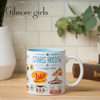 Silver Buffalo Gilmore Girls Destination Locations Icons, Ceramic Mug, 20oz | 0.59 Liters
