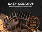 The Original Bear Paw Meat Shredder - Claws for Shredding Pork, Chicken & Any Meat (Black) | Shredder Claws for Pulled Pork, USA Made - Easily Lift, Shred, Pull and Serve Pork, Chicken, Brisket and Turkey