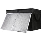1-Pack Insulated Food Delivery Bag with Hard Bottom, 3X-Large, Black | Commercial Food Warmers for Delivery Drivers, Reusable Grocery Shopping Cooler/Hot Bags, Tote for Picnic/Travel, Heavy Duty