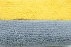 Autofiber Thin [Saver Applicator Terry] Ceramic Coating Applicator Sponge | 12 Pack | with Plastic Barrier to Reduce Product Waste. (Gold/Gray)