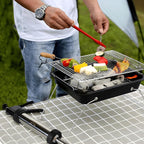 MogaMax Large Capacity Jerky Gun Kit Stainless Steel Shooter & Cannon, Beef & Deer Meat Maker with 6 Nozzles, 7 Cleaning Brushes & Meat Pusher Sausage Maker for Home, BBQ & Gifts for Men & Women