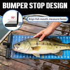 THKFISH 53in Portable Waterproof Fishing Ruler with Measuring Board | Folding Fish Ruler, Roll Up Fish Measuring Tape for Boat, Kayak, Coolers, Yacht and Workbench 53 *7.5"-1pcs/59 * 3.15"-2pcs