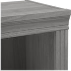 Bush Furniture Saratoga Tall 5 Shelf Bookcase in Modern Gray