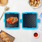 Sandwich Press Nonstick No Power Required Quesadilla Snacks Bread Cooker | Kitchen Bread Press Sandwich Maker Heat-Resistant Portable Breakfast Quesadilla Pie Bread for Home Apartment Dorm Party T