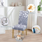 Dining Chair Covers, Stretch Seat Covers, Washable Furniture Protector | Washable, Stretch Fit, Soft, Non Slip, Dining Chair Covers, Seat Protector, Furniture Protector