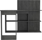NicBex Kimberly-DW-00205-LWJ Home Office Desks, 51.7"x47.2"x43.3", Gray-1