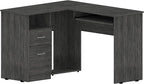 NicBex Kimberly-DW-00052-LWJ Home Office Desks, 47.2"x41.3"x30.4", Gray