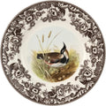 Spode Woodland Lapwing Dinner Plate - Wildlife Tableware, Rustic Holiday Serving Plate with Intricate Floral Border, Dishwasher, Microwave, Oven & Freezer Safe - 10.5" Fine Earthenware