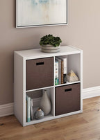 ClosetMaid 4549 Decorative Open Back 4-Cube Storage Organizer, White