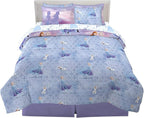 Disney Frozen 2 Kids Bedding Super Soft Comforter and Sheet Set with Sham, 7 Piece Full Size, "Official" Disney Product By Franco