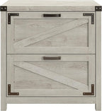 kathy ireland Home by Bush 2-Drawer Lateral File Cabinet, Letter/Legal, Cottage White, 29-Inch (CGF129CWH-03)