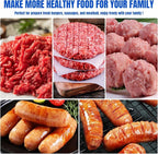 Stainless Steel Meat Grinder Attachments for KitcheAid Mixers | Meat Grinder, Sausage Stuffer, Perfect Grinder Attachment, Dishwasher Safe