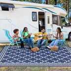 GAOMON Outdoor Rug for Patio Reversible Plastic Camping Rugs