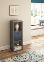 ClosetMaid 4546 Decorative Open Back 3-Cube Storage Organizer, Graphite Gray