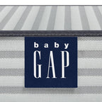 babyGap by Delta Children Graham 4-in-1 Convertible Crib with Storage Drawer TrueSleep Crib and Toddler Mattress (Bundle), Grey/Dark Grey