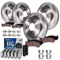 Detroit Axle - Brake Kit for Silverado Sierra 1500 Chevy Tahoe GMC Yukon, 12 inch Front and 12.79 inch Rear Disc Brake Rotor