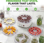 Nutrichef Food Dehydrator Machine | Dehydrates Beef Jerky, Meat, Food, Fruit, Vegetables & Dog Treats | Great For At Home Use | High-Heat Circulation for Even Dehydration | 5 Easy to Clean Trays