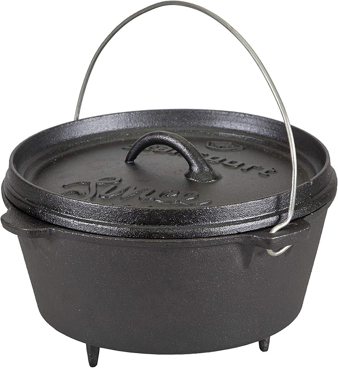 Stansport Pre-Seasoned Cast Iron Dutch Oven