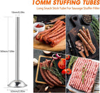 Hakka 10mm Stainless Steel Tubes For Manual/Electric Sausage Stuffer