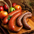 Hi Mountain Hot Dog & Brat Sausage Casings | 24 mm, Edible, Clear | Collagen sausage casings for hot dogs, bratwurst, Polish & Italian sausage. Makes up to 30 lbs
