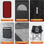 Portable Infrared Sauna with Red Light Therapy Lamp, 2 Person Steam Saunas Tent with 2 Large Folding Chairs, Remote Control, Dry Heated Indoor Home Spa for Gym/Pilates/Garage