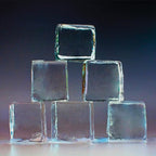 XL Clear Ice Maker – 2.5” Crystal Clear XL Cubes for Ice Presses - BPA-Free Silicone Square Cube Mold - Whiskey Gifts for Men - Press NOT Included