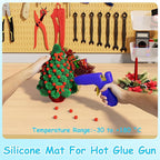 Small Clear Silicone Crafts Mats: Non-Slip Heat Resistant 11.8"W x 15.75"L | Translucent Nonstick SiliconeJewelry Sheet - 0.8mm Countertop Protector Pad for Epoxy Resin Glitter Slime Nail Art 4 Pcs