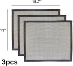 3 Pack Grill Mesh Mat Outdoor Grill, Heavy Duty and Non Stick BBQ Grilling Mats & Baking Mats, Resuable and Easy to Clean, Works on Gas Charcoal and Electric BBQ (15.7 x 13 Inch x 3 pcs)