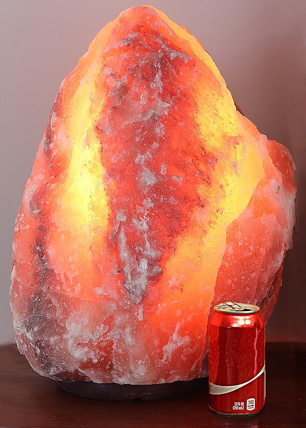 Giant Natural Himalayan Crystal Rock Salt Lamp 105~115 lbs