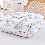 JSD Girls Mermaid Full Comforter Set for Girls, 3 Piece Kids Printed Comforter with Pillow Sham, Soft Comfortable Machine Washable