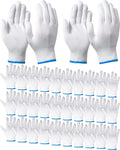 SATINIOR 36 Pairs Work Gloves White Cotton Polyester Liners Safety Work BBQ Gloves Liners Men Women Hand Protection