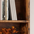 IRONCK Bookshelves and Bookcases Set of 2 Floor Standing 6 Tier Display Storage Shelves 70in Tall Bookcase Home Decor Furniture for Home Office, Living Room, Bed Room