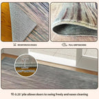 8x10 Area Rug, Plush Soft Living Room Rug Machine Washable - Large Non-Slip Stain Resistant Rug for Bedroom, Geometric Pet Friendly Carpet