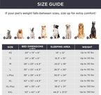 Bedsure XXL Orthopedic Dog Bed - Washable Great Dane Dog Sofa Beds for Giant Dogs, Supportive Foam Pet Couch Bed with Removable Washable Cover, Waterproof Lining and Nonskid Bottom, Caramel