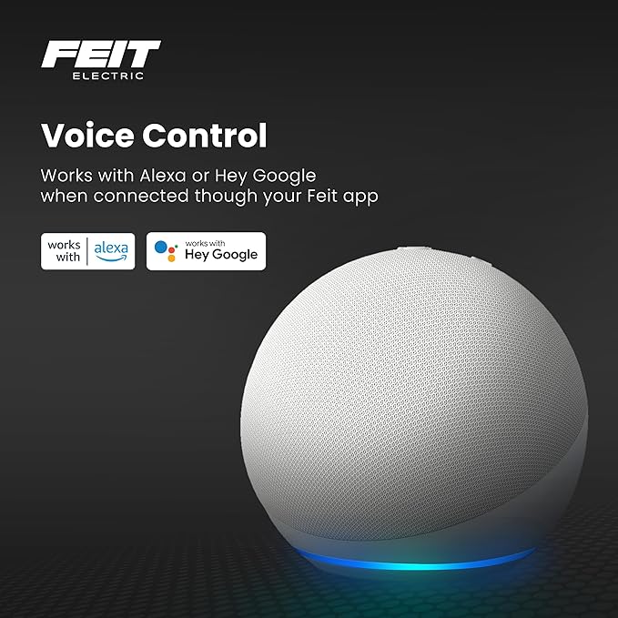 Feit Electric Smart Recessed Downlights, 5-6 Inch, Wi-Fi LED, Dimmable Color-Changing, 1000 Lumens, 11.1W (75W Equivalent), Voice & App Control, Daylight to Soft White, 50,000 Hour Lifespan