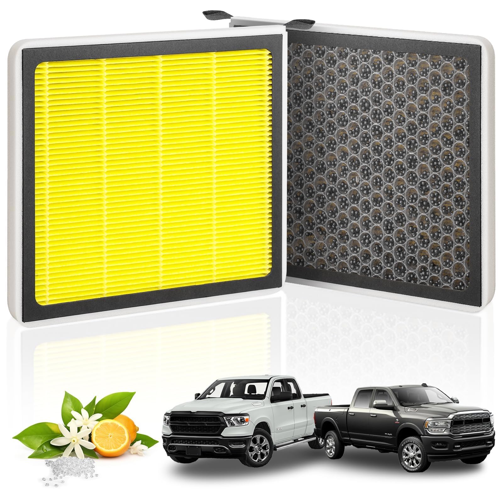 Cabin Air Filter CF11671 Fits RAM 1500/2500/3500 (2016-2025), 4500/5500 (2016-2023), Wagoneer (2022-2025), Mazda CX-7 (2007-2012