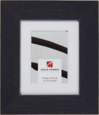 Craig Frames Jasper Wide, 20 x 27 Inch Country Weathered Blue Picture Frame Matted to Display a 16 x 24 Inch Photo