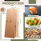 6 Pcs XL XXL Large Rounded Corners Cedar Planks for Grilling Thicker Full Filet of Meat Fish Veggies Adding Smoke and Flavor Soaking Fast for Thanksgiving Christmas